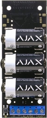 AJAX 10306.18.NC1 Transmitter Vezeték nélküli bemeneti modul Univerzális eszközökhöz (Optex BX80R, AMC Soutdoor BC ...) AJAX rendszerintegrációhoz