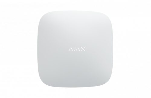 AJAX 11795.01.WH1 HUB PLUS Vezeték nélküli riasztóközpont fehér – beépített LAN, WIFI és 2xGSM/GPRS kommunikátorral