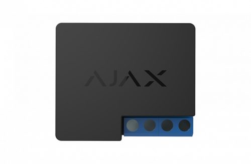 AJAX 7649.13.BL1 WallSwitch Vezeték nélküli kapcsoló 220VAC kapcoslása max 3KW / 13A, beépített feszültségvédő (min.161V, max 264V), beépíthető kivitel