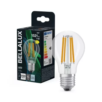 Bellalux LED izzó, classic forma, üveg búra, E27 foglalat, 11W, 1521lm, 4000K semleges fehér