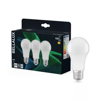 Bellalux LED izzó, körte forma, matt plasztik, E27 foglalat, 13W, 4000K, 1521lm, Classic