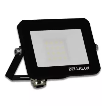 BELLALUX kültéri LED reflektor, 10W, 4000K természetes fehér, 900lm, IP65, fekete