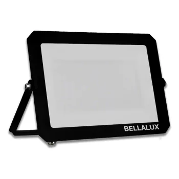 BELLALUX kültéri LED reflektor, 100W, 4000K természetes fehér, 9000lm, IP65, fekete