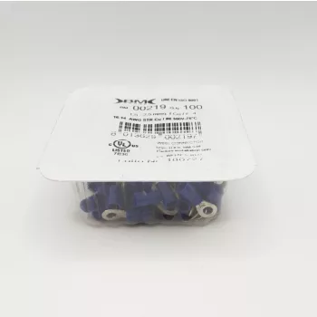   BM 00219 KSZ4 szigetelt szemes saru, 2,5mm2 x 4mm kék, ónozott vörösréz