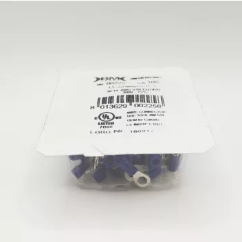   BM 00225 KSZ5 szigetelt szemes saru,2,5 mm2 x 5mm kék, ónozott vörösréz