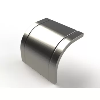   Basor ( 2/3251 ) fém kábeltálcához bukó idom fedél TCXERC 400X60 I304 rozsdamentes acél (INOX I304) ( BASORTRAY ) Basor 203251