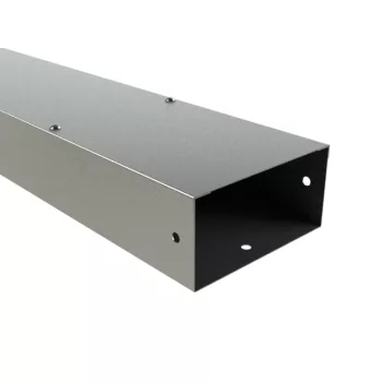   Basor ( 2/6021 ) vízzáró fém kábelcsatorna fedéllel (CTI I304) 40X80X3000 mm (M x SZ x H) I304 rozsdamentes acél (INOX I304) ( BASORCANAL ) Basor 206021