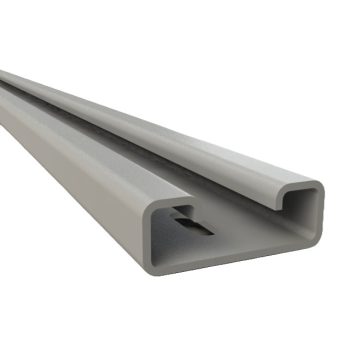   Basor ( 2/6357 ) mennyezeti szerelősín rendszerhez perforált profilsín RA50 50X18 2000 mm PVCM1 PVC ( BASORFIX ) Basor 206357