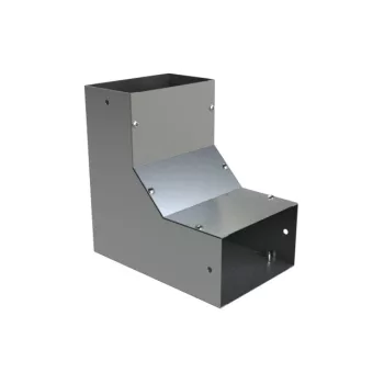   Basor ( 2/7040 ) vízzáró fém kábelcsatornához (CTI I304) emelkedő / bukó idom CCCTI 40X80 I304 rozsdamentes acél (INOX I304) ( BASORCANAL ) Basor 207040