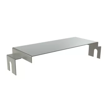   Basor ( 2/7216 ) vízzáró fém kábelcsatornához (CTI I304) illesztéshez fedél TIP65 40X120 I304 rozsdamentes acél (INOX I304) ( BASORCANAL ) Basor 207216