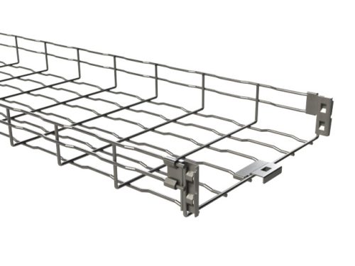 Basor ( 2/7248 ) hálós kábeltálca BF2R H65 100x65x3000 mm (SZ x M x H) EZ galvanikus / elektrolitikus cinkezett ( BASORFIL ) Basor 207248