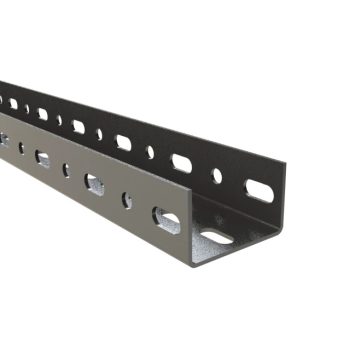   Basor ( 2/7269 ) PC perforált profilsín C-PC 58X35X3000 mm (SZ x M x H) ( FS / GS ) szalaghorganyzott acél ( BASORSUPPORT ) Basor 207269