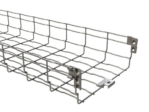 Basor ( 2/7397 ) hálós kábeltálca BF2R H105 200x105x3000 mm (SZ x M x H) EZ galvanikus / elektrolitikus cinkezett ( BASORFIL ) Basor 207397