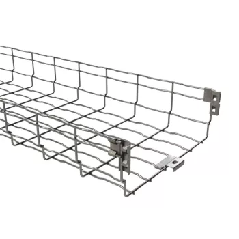   Basor ( 2/7398 ) hálós kábeltálca BF2R H105 300x105x3000 mm (SZ x M x H) EZ galvanikus / elektrolitikus cinkezett ( BASORFIL ) Basor 207398