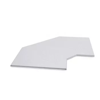  Basor ( 2/10100 ) PVC kábeltálcához síkidom fedél TCPBPE 300 UVM1 7035 PVC (UV álló) ( BASORPLAST ) Basor 210100