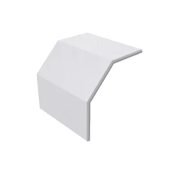   Basor ( 2/10133 ) PVC kábeltálcához bukó idom fedél TCXBPE 100X400 UVM1 7035 PVC (UV álló) ( BASORPLAST ) Basor 210133