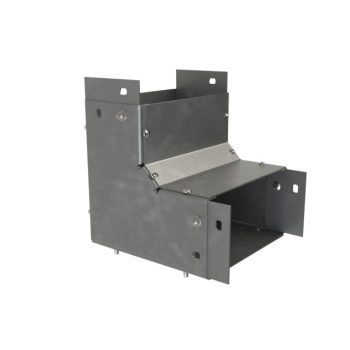   Basor ( 2/10175 ) lépésálló fém csatornához (WT) emelkedő / bukó idom CCWT 500X100 ( FS / GS ) szalaghorganyzott acél ( BASORCANAL ) Basor 210175