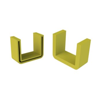   Basor ( 2/12114 ) profilsínhez (SU) végelzáró elem TFSU PVCM1 PVC ( BASORSUPPORT ) Basor 212114