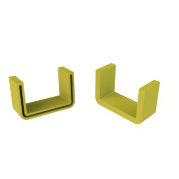   Basor ( 2/14809 ) profilsínhez (SUL, C-PC, PC) végelzáró elem TFPC PVCM1 PVC ( BASORSUPPORT ) Basor 214809