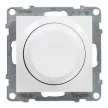 ÚJRACSOMAGOLT Legrand SUNO 721179 Forgatógombos fényerőszabályzó, fehér burkolattal, keret nélkül, süllyesztett, 240V AC - 50 Hz, IP20