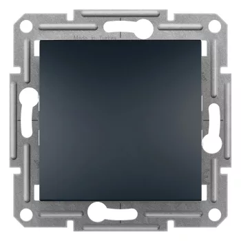   ÚJRACSOMAGOLT Schneider Electric Asfora EPH0400171 váltókapcsoló (106), antracit burkolattal. keret nélkül, süllyesztett, 10A 250V ( EPH0400171 )