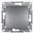 ÚJRACSOMAGOLT Schneider Electric Asfora EPH0700162 egypólusú nyomó (N101), acél burkolattal. keret nélkül, süllyesztett 10A 250V ( EPH0700162 ).