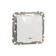 ÚJRACSOMAGOLT Schneider Electric SDD111106N váltókapcsoló (106), fehér burkolattal, piros ellenőrzőfénnyel, rugós bekötés, keret nélkül, süllyesztett, 10A 250V IP20 ( SCHNSDD111106N )