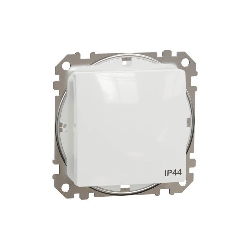 ÚJRACSOMAGOLT Schneider Electric SDD211101 vízmentes egypólusú kapcsoló (101), fehér burkolattal, rugós bekötés, kerét nélkül, süllyesztett, 10A 250V IP44 ( SCHNSDD211101 )