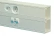 Canalplast SYS1252 SYS45 szerelvényezhető, két rekeszes vezetékcsatorna, fehér színbe 125x50x2 RAL 9010