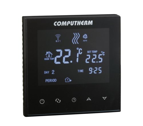 COMPUTHERM E300 Wi-Fi termosztát padló és elektromos fűtési rendszerekhez, két potenciálmentes relével, padlóhőfok-érzékelővel ( E300 )