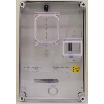  Csatári Plast CSP24.t158 PVT 3045 Fm-CS-U egy felhasználási helyes M63A csoportos mérés modul, felületre szerelt kivitelben, alacsony fedéllel, szellőzővel ( PVT 3045 Fm-CS-U )