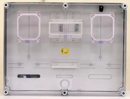 Csatári Plast CSP24.t160 PVT 6045 Á-V Fm-CS-U egy felhasználási helyes M63A és V32A csoportos mérés modul, felületre szerelt kivitelben, alacsony fedéllel, szellőzővel ( PVT 6045 Á-V Fm-CS-U )