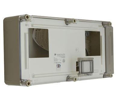 Csatari Plast CSP 36020000 PVT 3060 2x1 Fm két darab egyfázisú fogyasztásmérőhöz (Szekrény mérete :300x600x170mm)
