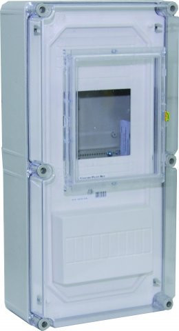 Csatari Plast CSP 36080000 PVT 3060 EM Áramváltós fogyasztásmérő szekrény (Szekrény mérete :300x600x170mm)