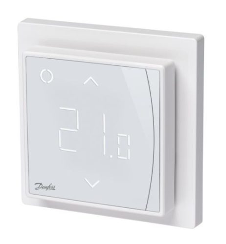 Danfoss 088L1140 ECtemp Smart - heti programozhatóság, okos-termosztát fűtőszőnyegekhez WIFI-s táveléréssel- Polar White
