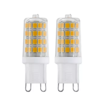   EGLO 110154 G9-LED átlátszó 2db-os fényforrás szett, G9 foglalat, 320lm, 2x3W teljesítmény, 3000K, 220-240V ( EGLO 110154 )