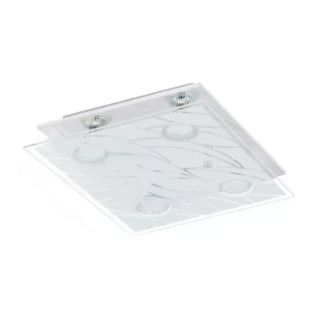   EGLO 13674 FARELLA mennyezeti lámpa, króm színben, MAX 4X3W teljesítménnyel, GU10 foglalattal, kapcsoló nélkül ( EGLO 13674 )