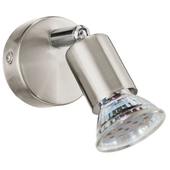   EGLO 31411 MINI spot lámpa, matt nikkel színben, MAX 1X3W teljesítménnyel, GU10 foglalattal, kapcsoló nélkül, IP20 védettséggel ( EGLO 31411 )