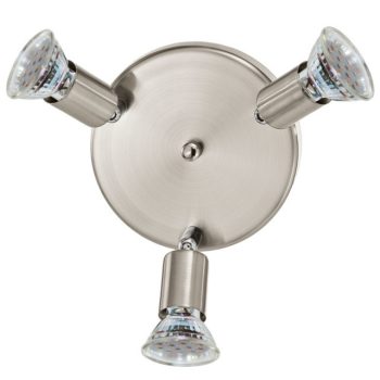   EGLO 31413 MINI spot lámpa, matt nikkel színben, MAX 3X3W teljesítménnyel, GU10 foglalattal, kapcsoló nélkül, IP20 védettséggel ( EGLO 31413 )