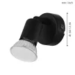 EGLO 32428 BUZZ-LED beltéri spot lámpa, fekete színben, GU10 foglalattal, max 1X2,8W teljesítmény, IP20 védelemmel ( EGLO 32428 )