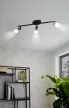 EGLO 32431 BUZZ-LED beltéri spot lámpa, fekete színben, GU10 foglalattal, max 3X2,8W teljesítmény, IP20 védelemmel ( EGLO 32431 )