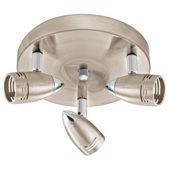   EGLO 32841 MAGNUM spot lámpa, matt nikkel, króm színben, MAX 3X50W teljesítménnyel, GU10 foglalattal, kapcsoló nélkül ( EGLO 32841 )