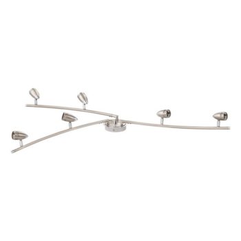   EGLO 32843 MAGNUM spot lámpa, matt nikkel, króm színben, MAX 6X50W teljesítménnyel, GU10 foglalattal, kapcsoló nélkül ( EGLO 32843 )