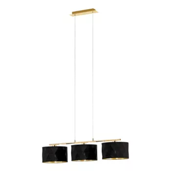   EGLO 39225 DOLORITA függeszték, sárgaréz színben, MAX 3X60W teljesítménnyel, E27-es foglalattal, kapcsoló nélkül, IP20 védettséggel ( EGLO 39225 )