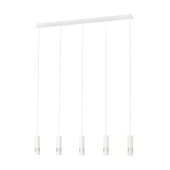   EGLO 39702 BERNABETA beltéri függeszték, fehér színben, GU10 foglalattal, max 5X4,6W teljesítmény, IP20 védelemmel, 2 év lámpa / 5 év fényforrás garanciával ( EGLO 39702 )