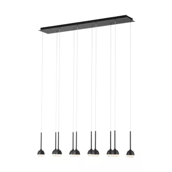   EGLO 39713 NUCETTO beltéri függeszték, fekete színben, 5500lm, 10X4,5W teljesítménnyel, IP20 védelemmel, 3000K, 5 év garanciával ( EGLO 39713 )