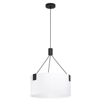   EGLO 39882 TORTOLA beltéri függeszték, fekete színben, E27 foglalattal, max 3X40W teljesítmény, IP20 védelemmel, 2 év garanciával ( EGLO 39882 )