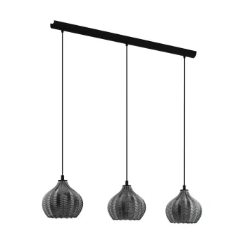   EGLO 43577 TAMALLAT beltéri függeszték, fekete színben, E27 foglalattal, max 3X40W teljesítmény, IP20 védelemmel, 2 év garanciával ( EGLO 43577 )