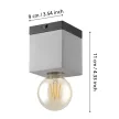EGLO 43595 PRESTWICK 3 beltéri mennyezeti lámpa, fekete színben, E27 foglalattal, max 1X40W teljesítmény, IP20 védelemmel, 2 év garanciával ( EGLO 43595 )