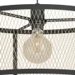 EGLO 43604 DELLOW beltéri függeszték, fekete színben, E27 foglalattal, max 1X40W teljesítmény, IP20 védelemmel, 2 év garanciával ( EGLO 43604 )
